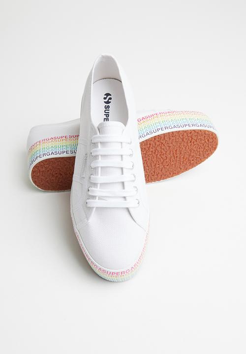 SUPERGA - 2790 Mini lettering platform - white multi colour