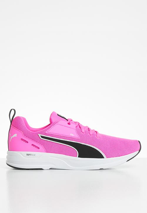 puma white and pink