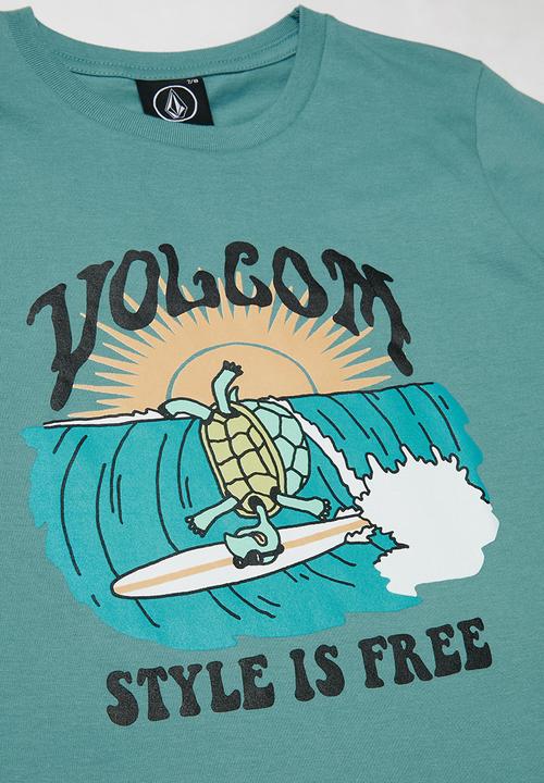 Volcom - Style is free boys short sleeve tee - blue
