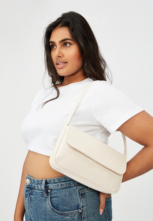 Rubi - Lenny underarm bag - ecru texture