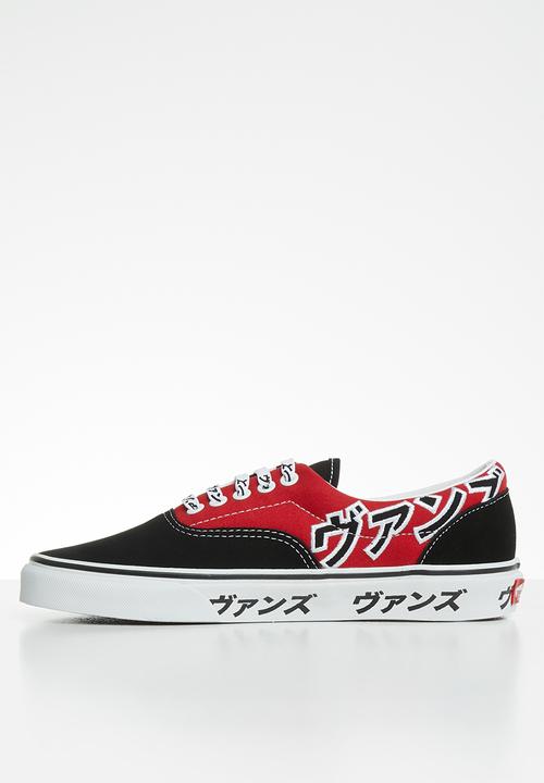 Vans - Era - (japanese type) black/racing red/true white