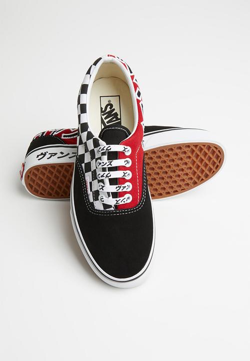 Vans - Era - (japanese type) black/racing red/true white