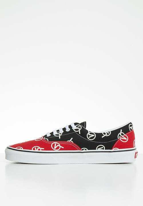Vans - Era - (circle v) red/black