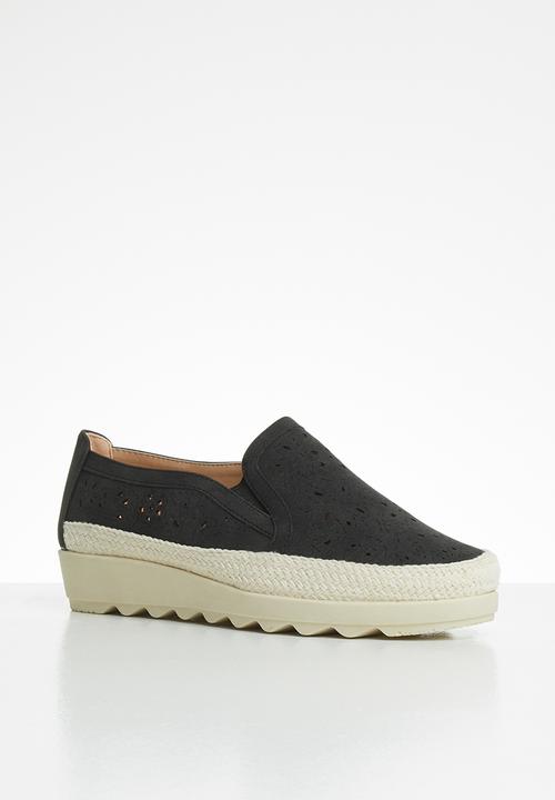 Butterfly Feet - Malakite flatform - black