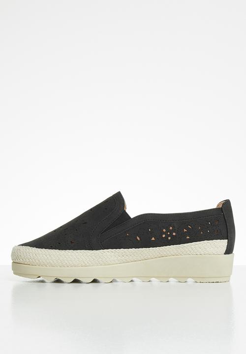 Butterfly Feet - Malakite flatform - black