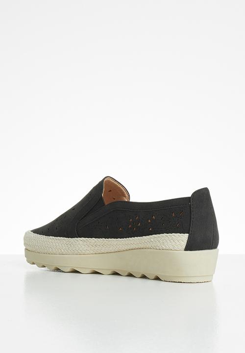 Butterfly Feet - Malakite flatform - black