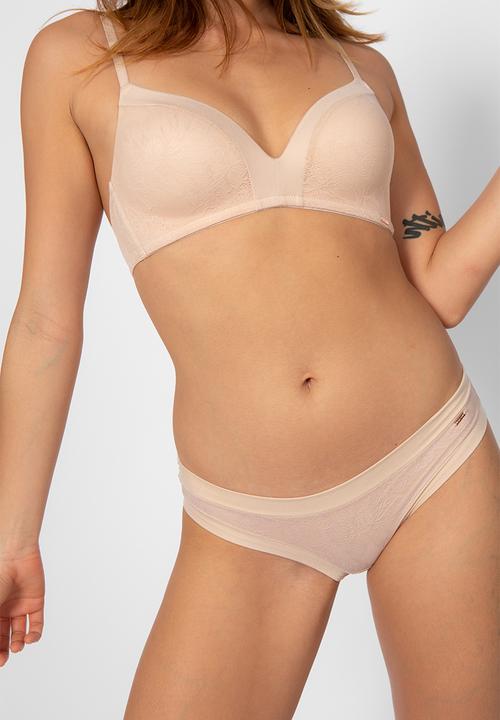 DORINA - Light padded soft bra - beige