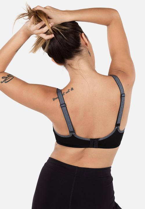 DORINA - Push up sports bra - grey
