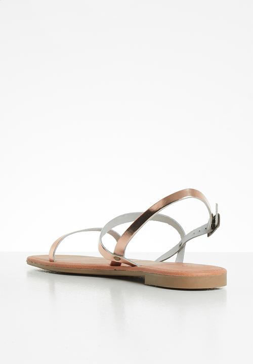 Superbalist - Yandi leather slingback sandal - rosegold
