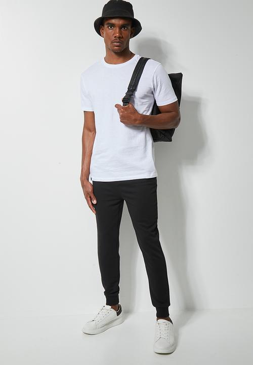 Superbalist - 2-Pack nate crew neck tee - black & white