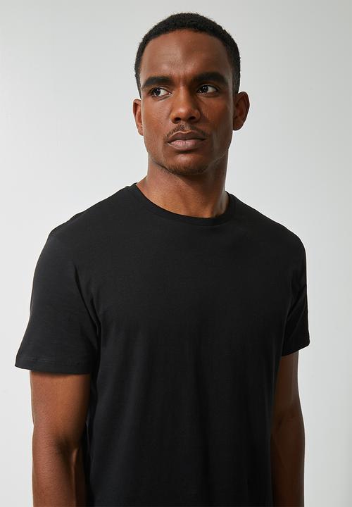 Superbalist - 2-Pack nate crew neck tee - black