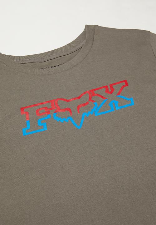 Fox - Dual head boys short sleeve tee - lucid grey