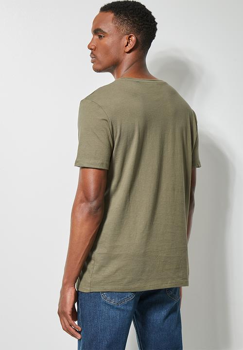 Superbalist - Nate crew neck tee - khaki 