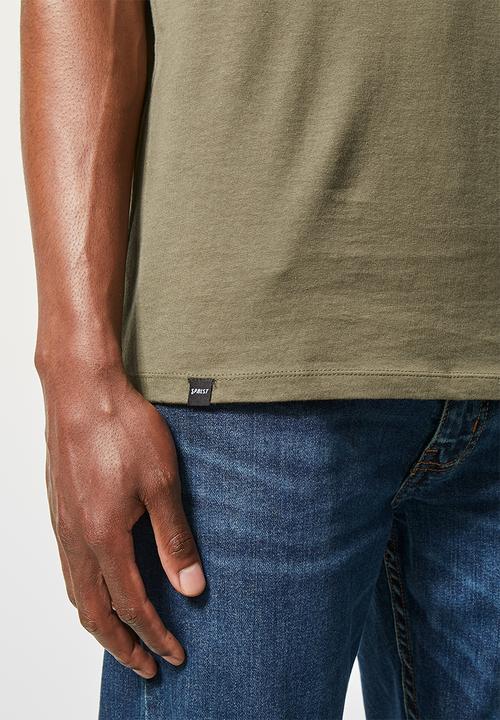 Superbalist - Nate crew neck tee - khaki 