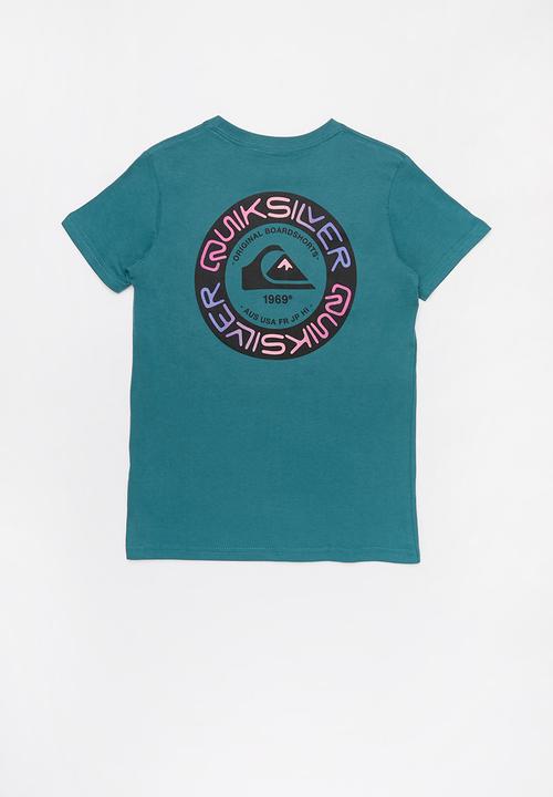 Quiksilver - Time circle short sleeve youth - blue 