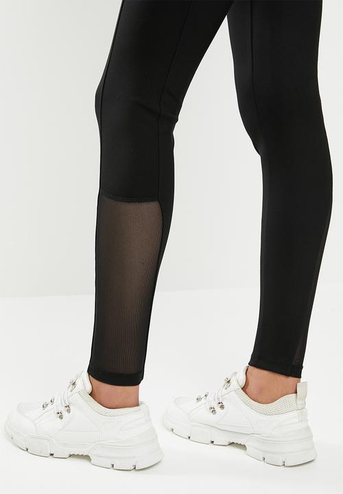 SISSY BOY - Athleisure: all in one leotard - black