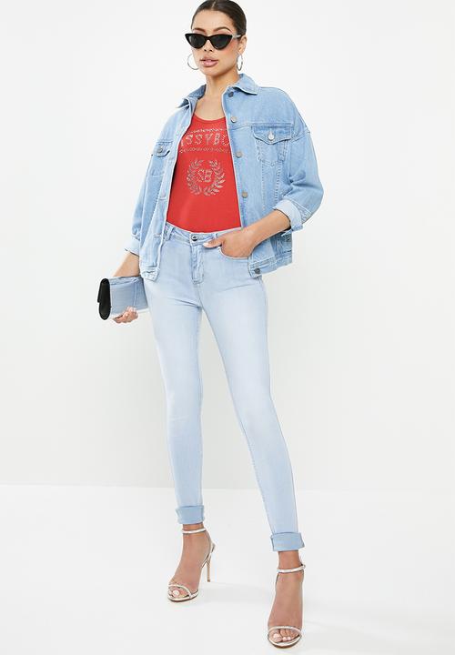 SISSY BOY - Stretch denim axel  skinny - light vintage