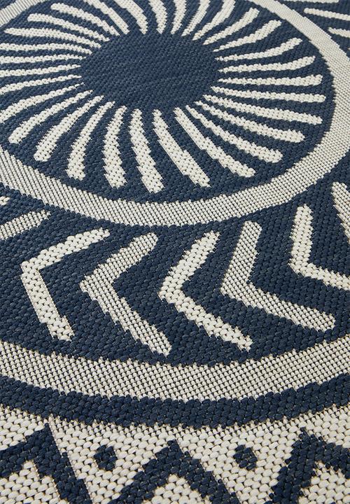 Hertex Haus - Melrose outdoor rug - navy