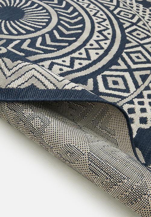 Hertex Haus - Melrose outdoor rug - navy
