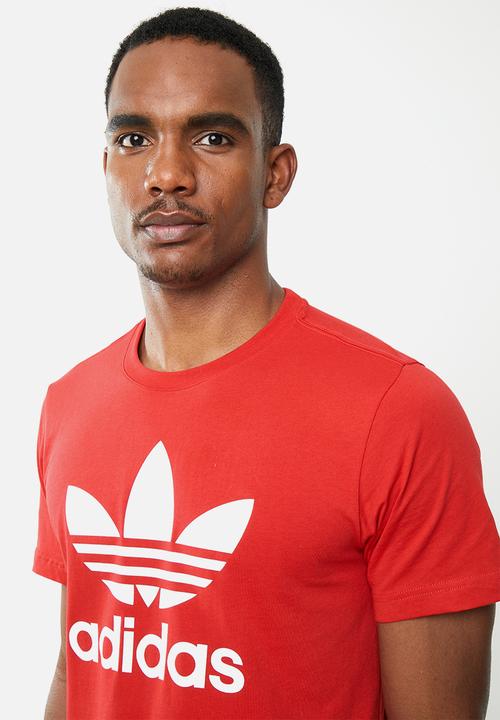 adidas Originals - Trefoil short sleeve tee - red