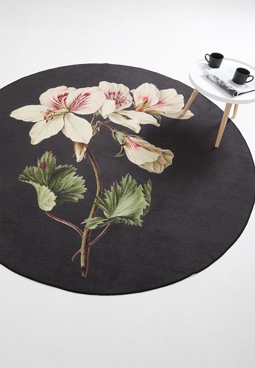 Hertex Haus - Floret round rug - blossom
