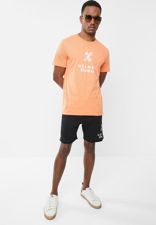 Holmes Bro's - Holmes label short - black