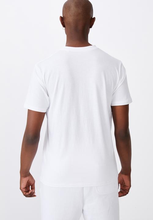 Factorie - Be good do good regular graphic T-shirt - white
