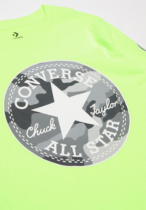 Converse - Camo chuck patch tee - green