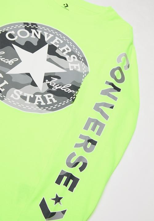 Converse - Camo chuck patch tee - green