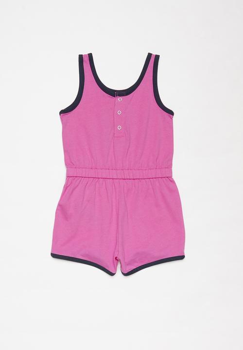 Converse - Converse girls chuck patch romper - purple