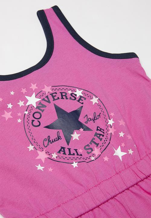 Converse - Converse girls chuck patch romper - purple