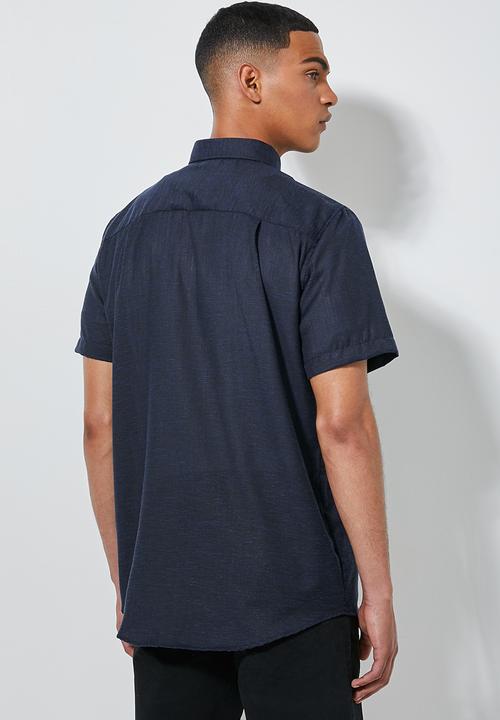 Superbalist - Theo regular fit summer shirt - navy