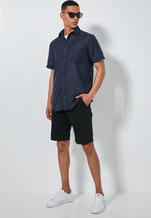 Superbalist - Theo regular fit summer shirt - navy