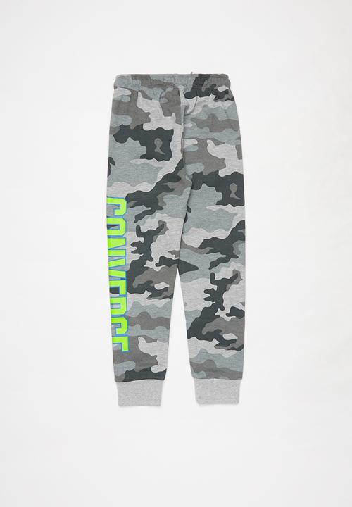 Converse - Converse boys collegiate camo fleece pant - grey
