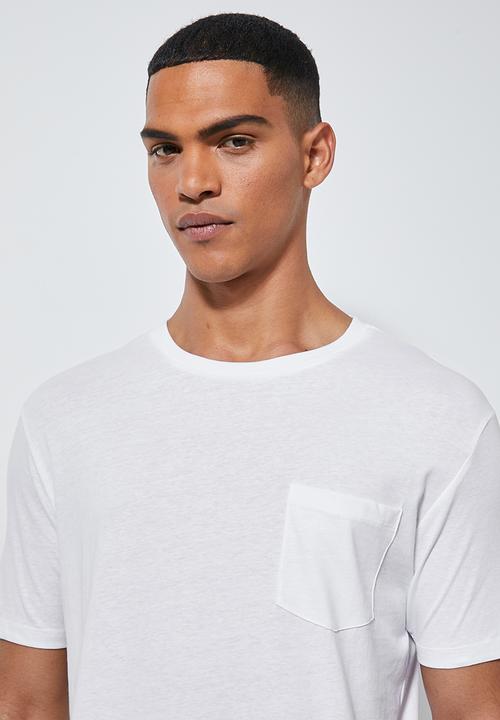 Superbalist - 2 Pack Dylan crew neck pocket tee - black & white 