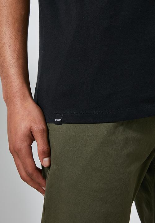 Superbalist - 2 Pack Dylan crew neck pocket tee - black & white 