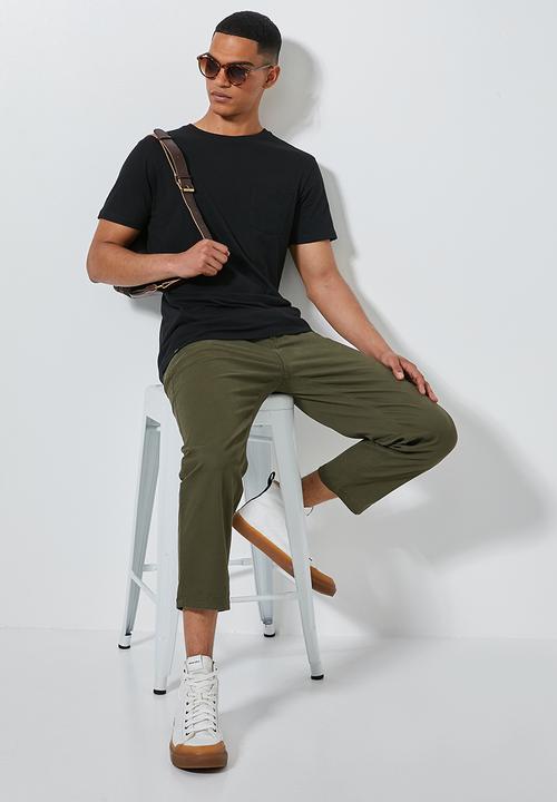 Superbalist - 2 Pack Dylan crew neck pocket tee - black & white 