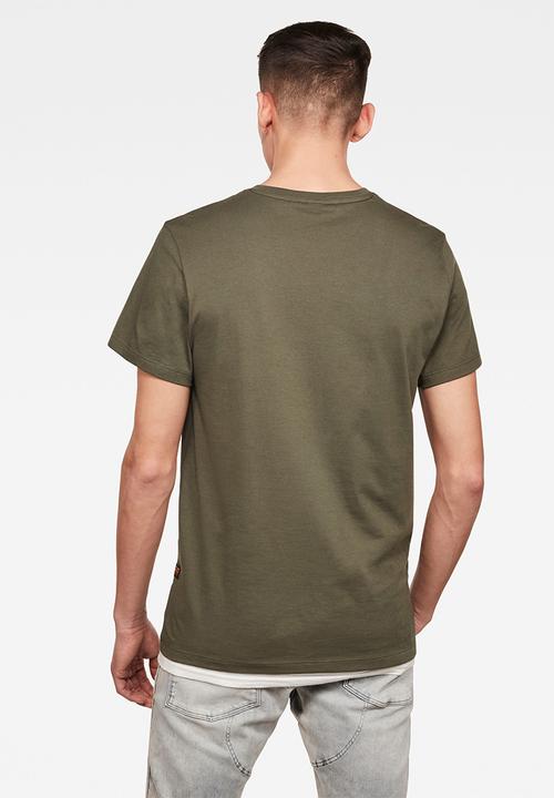 G-STAR - Base-s r short sleeve tee - khaki green