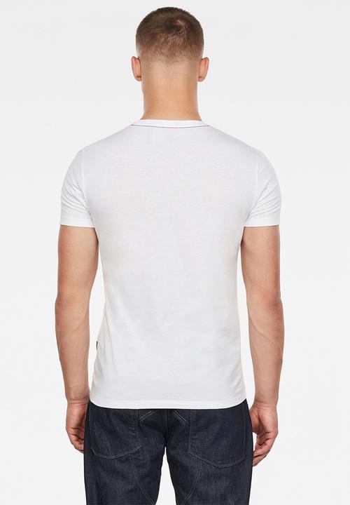 G-STAR - Raw graphic slim r tee - white