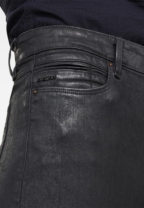 G-STAR - G-star shape studs high super skinny wmn jeans - black