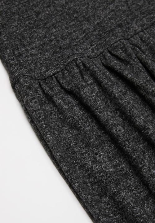Superbalist - Back button detail dress - charcoal