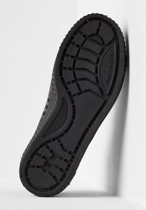 G-STAR - Rovulc 50 years denim mid womens sneaker - black