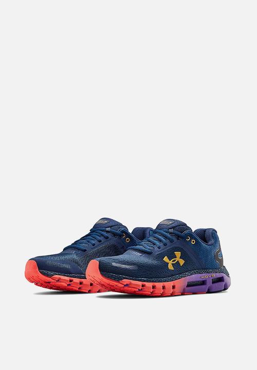 Under Armour - Ua hovr infinite 2 - blackout navy / purple pop / metallic gold luster