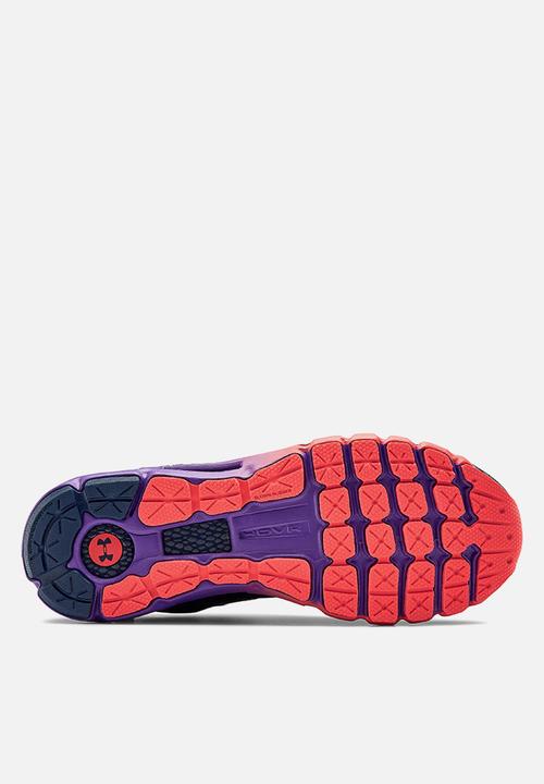 Under Armour - Ua hovr infinite 2 - blackout navy / purple pop / metallic gold luster