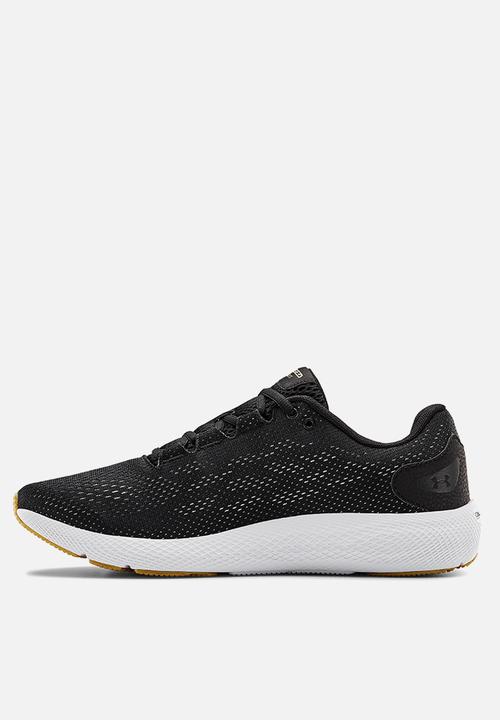 Under Armour - Ua charged pursuit 2 - black / white / metallic gold luster