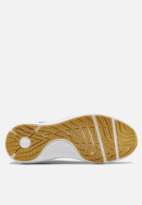 Under Armour - Ua charged pursuit 2 - black / white / metallic gold luster