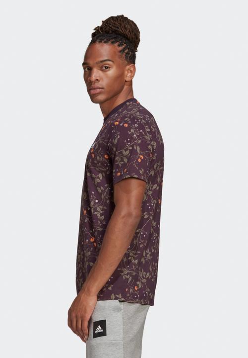 adidas Performance - Must have gfx short sleeve tee - purple