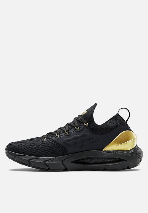 Under Armour - Ua hovr phantom 2 mtlc - black / black / metallic gold luster