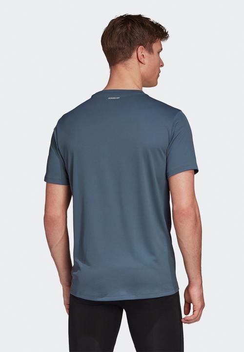 adidas Performance - Badge of sport gfx tee - blue