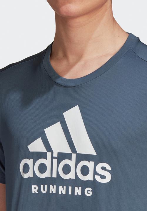 adidas Performance - Badge of sport gfx tee - blue